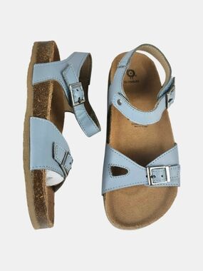 Old Soles Kids Light Blue Buckle Sandals